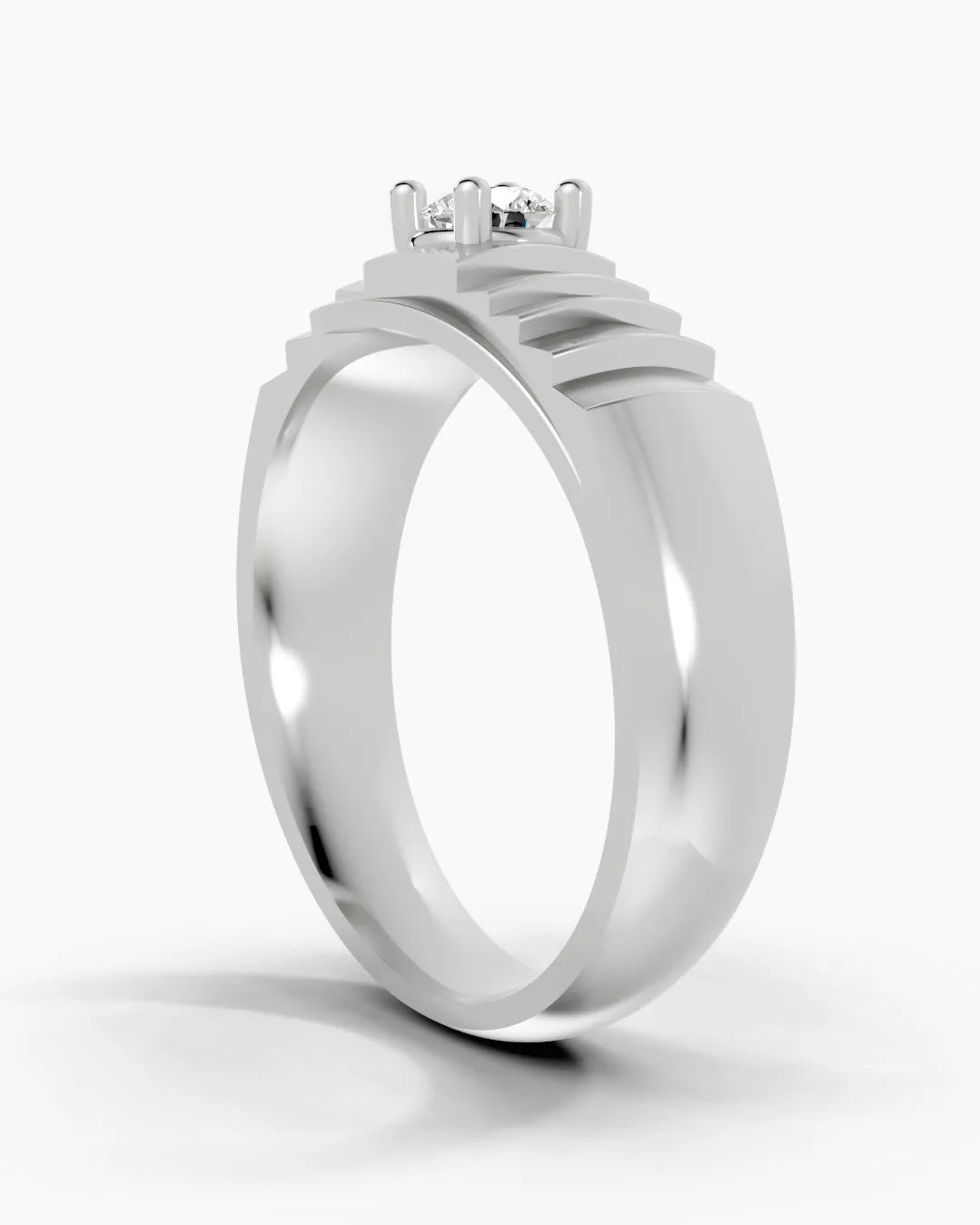 Midnight Crest Men Ring
