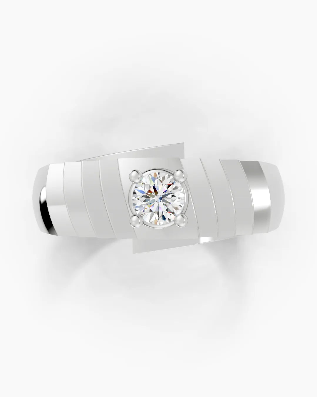 Midnight Crest Men Ring