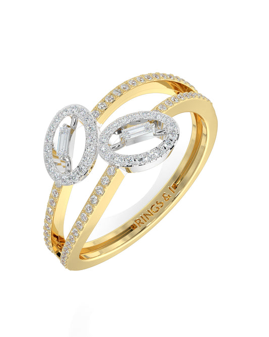 Twin Loops Women Ring