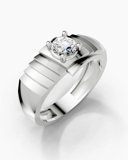 Golden Rift Men Ring