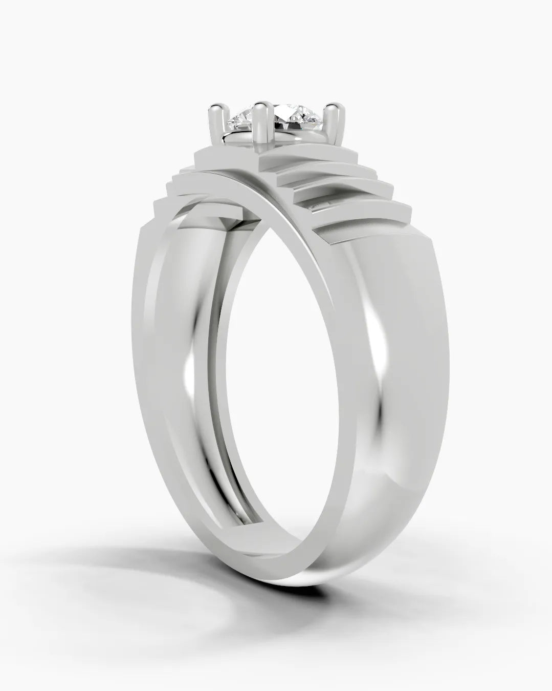 Golden Rift Men Ring