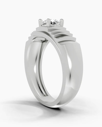 Golden Rift Men Ring