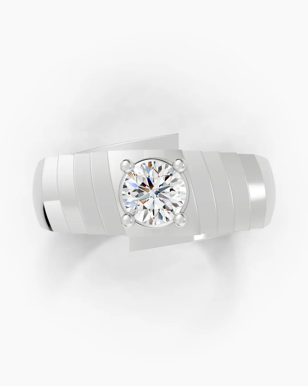 Golden Rift Men Ring