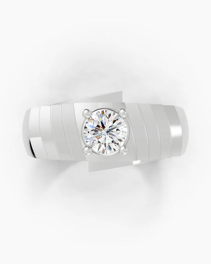 Golden Rift Men Ring