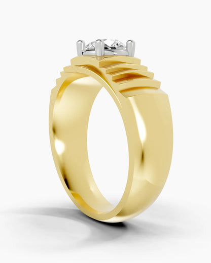 Crimson Tusk Men Ring