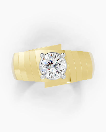 Crimson Tusk Men Ring