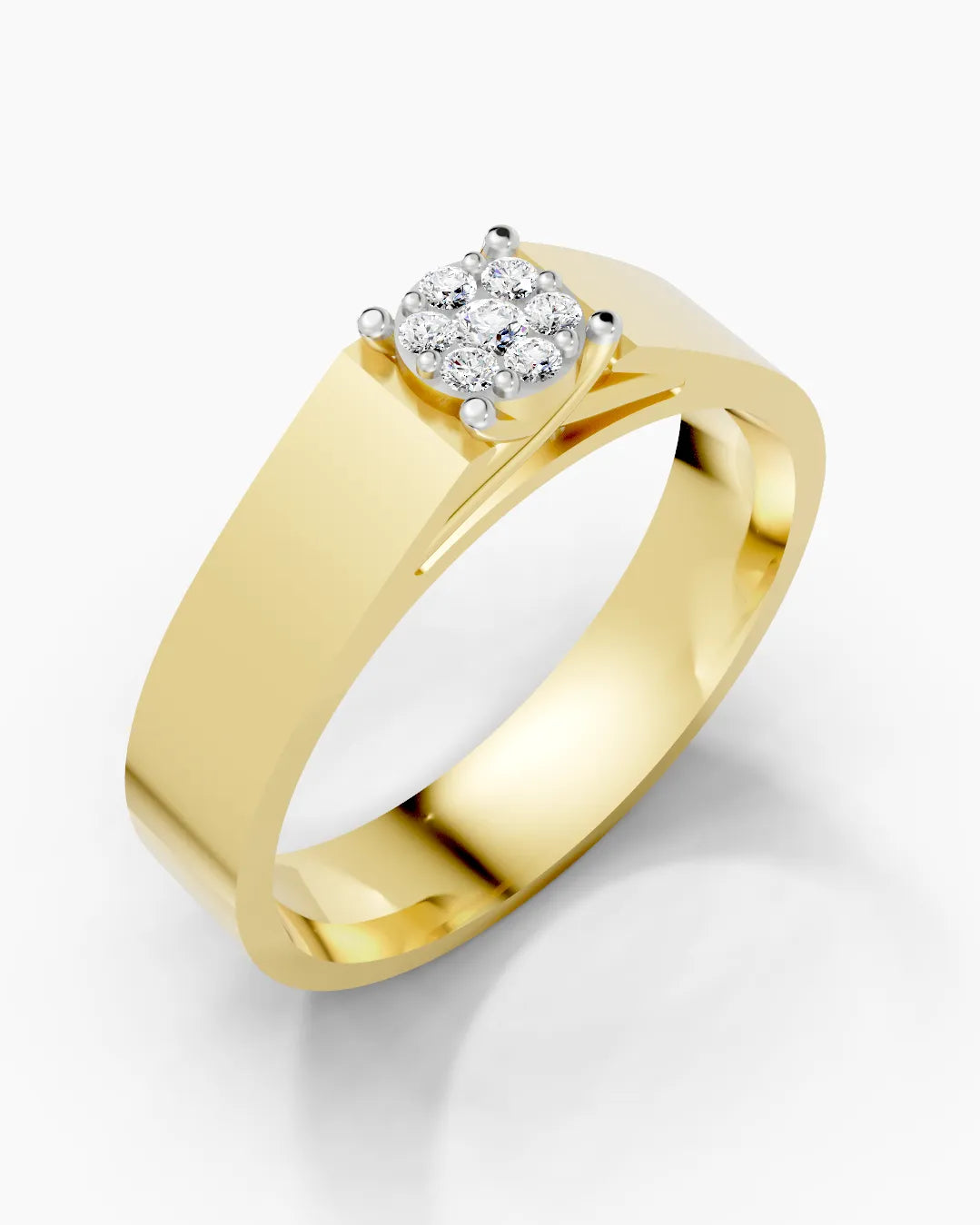 Steel Embrace Men Ring