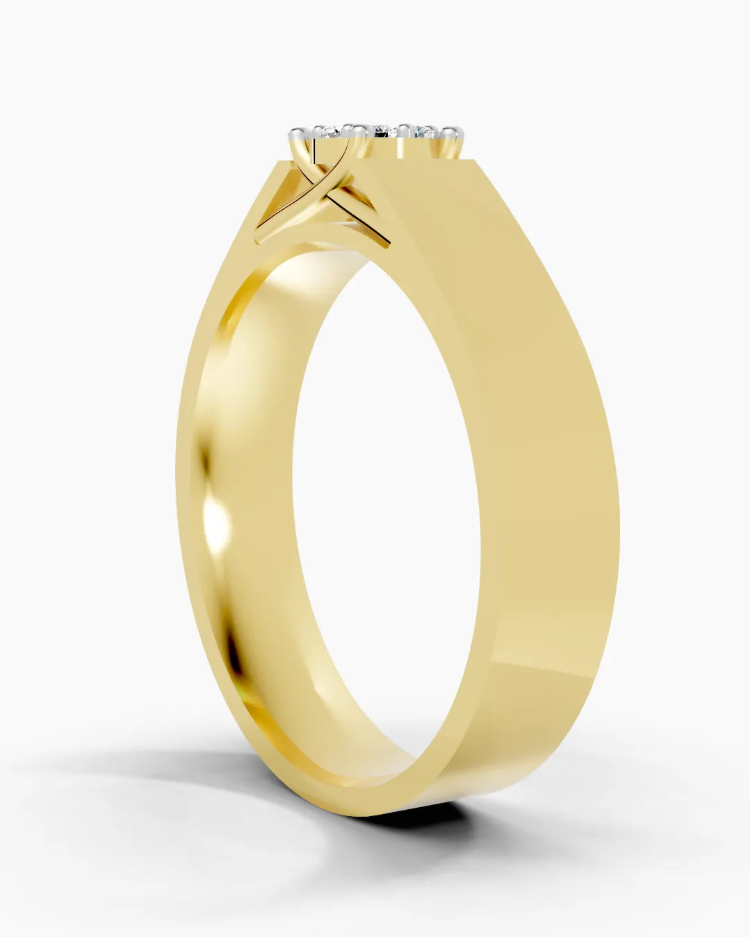 Steel Embrace Men Ring