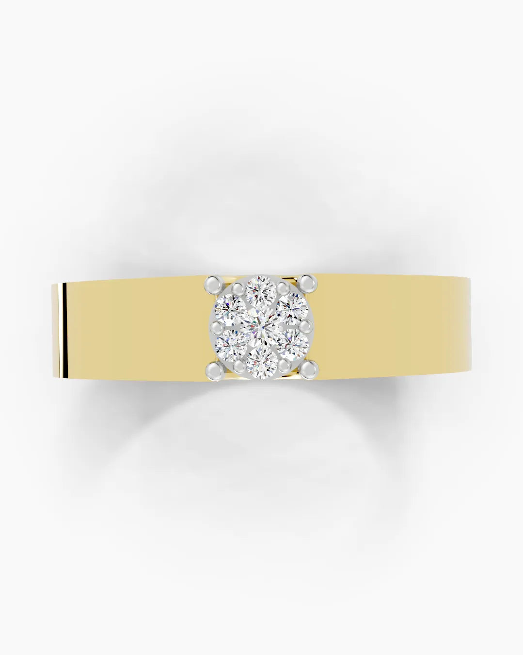 Steel Embrace Men Ring