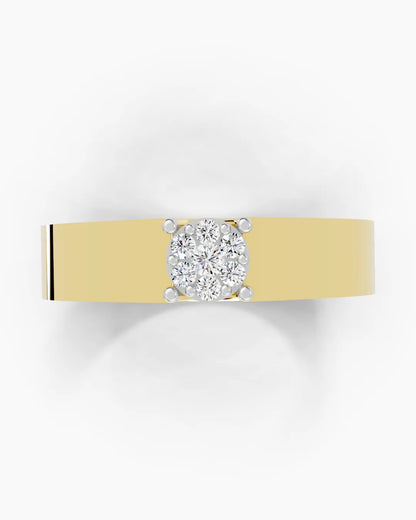 Steel Embrace Men Ring