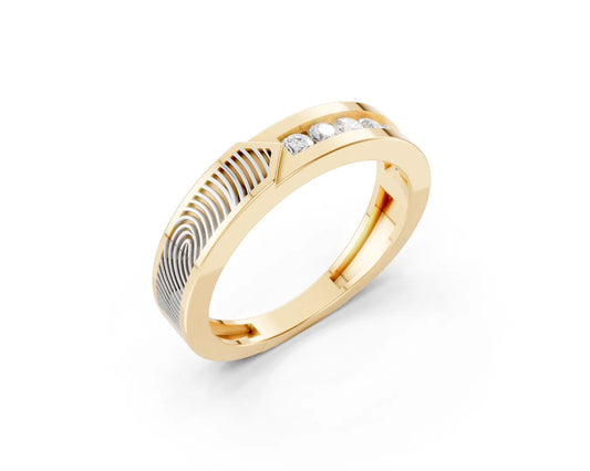 Unity Fingerprint Women Ring