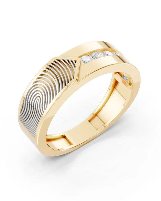 Unity Fingerprint Men Ring