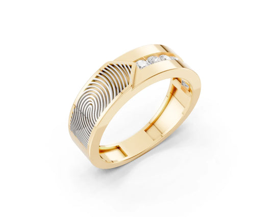 Unity Fingerprint Men Ring