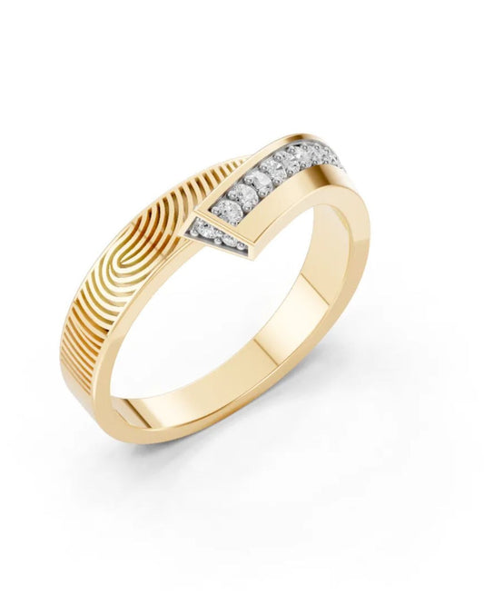 Promise Fingerprint Women Ring