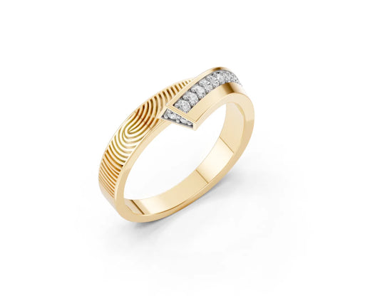 Promise Fingerprint Women Ring