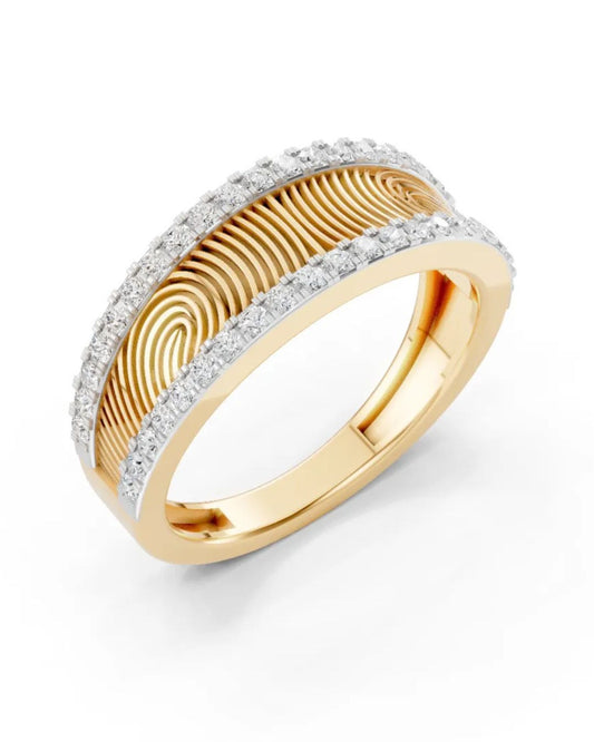 Harmony Fingerprint Women Ring