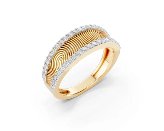 Harmony Fingerprint Women Ring