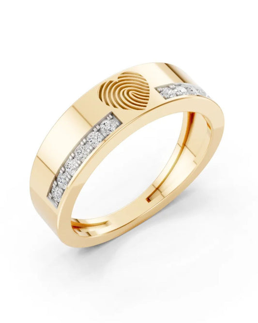 Spark Fingerprint Women Ring