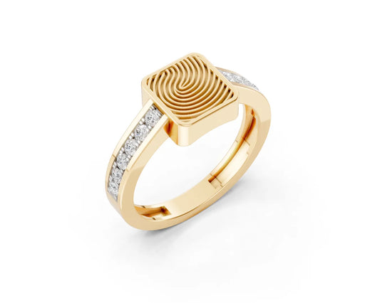 Bond Fingerprint Women Ring