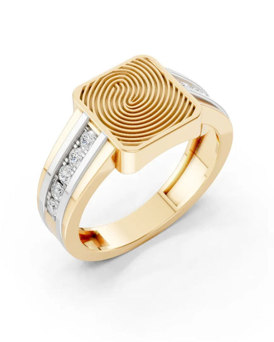 Bond Fingerprint Men Ring