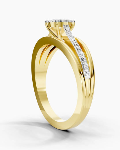 Triple Whisper Women Ring