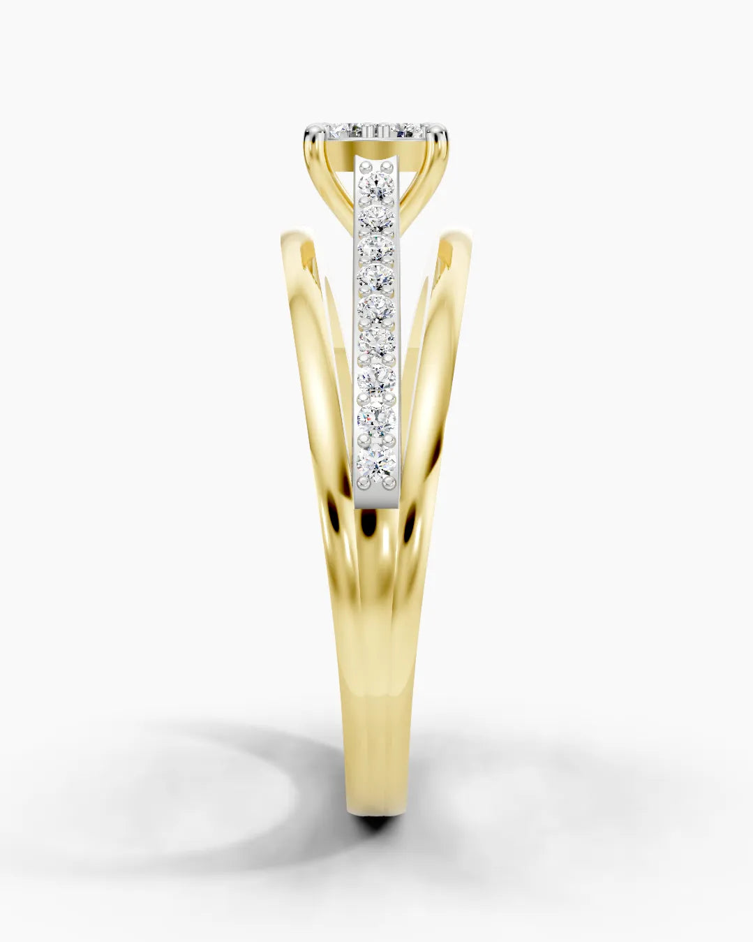 Triple Whisper Women Ring