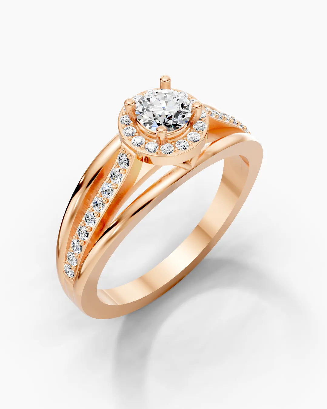 Golden Parallel Women Ring