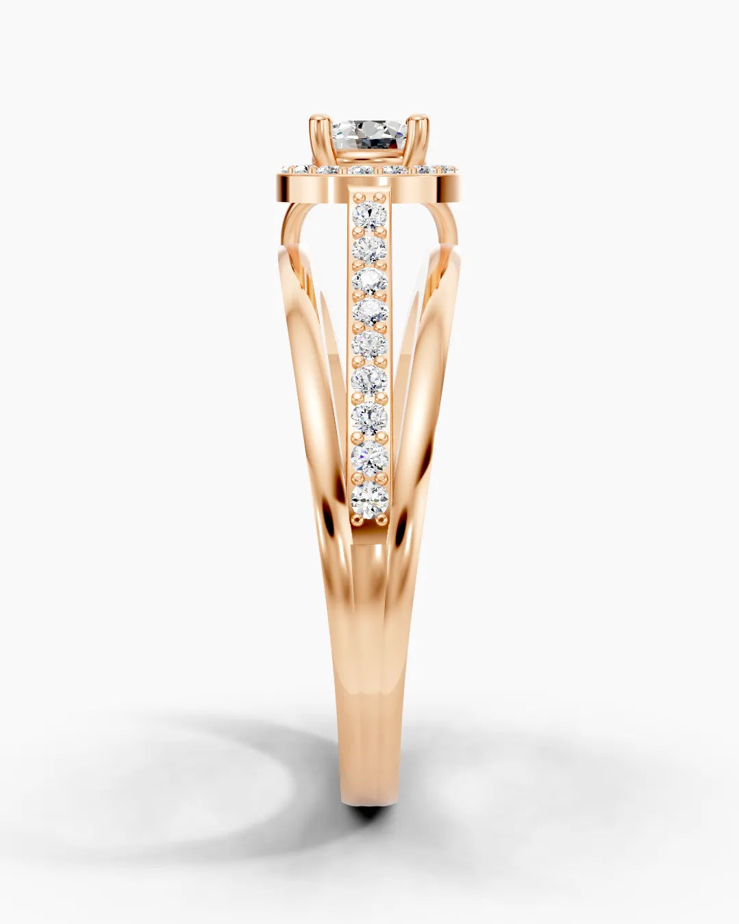Golden Parallel Women Ring