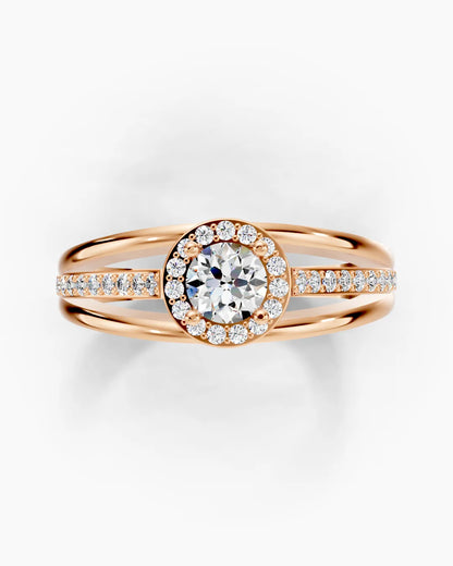 Golden Parallel Women Ring