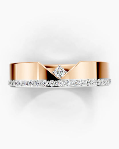 Shear Accents Men Ring