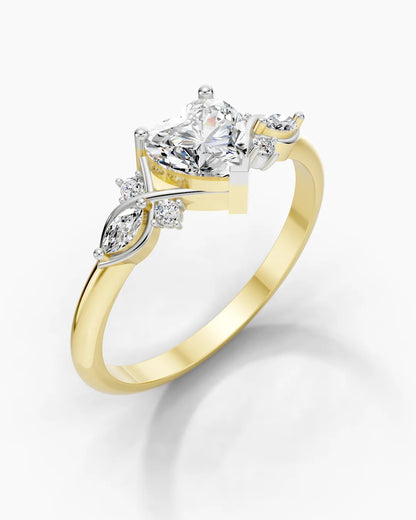 Divine Heart Women Ring