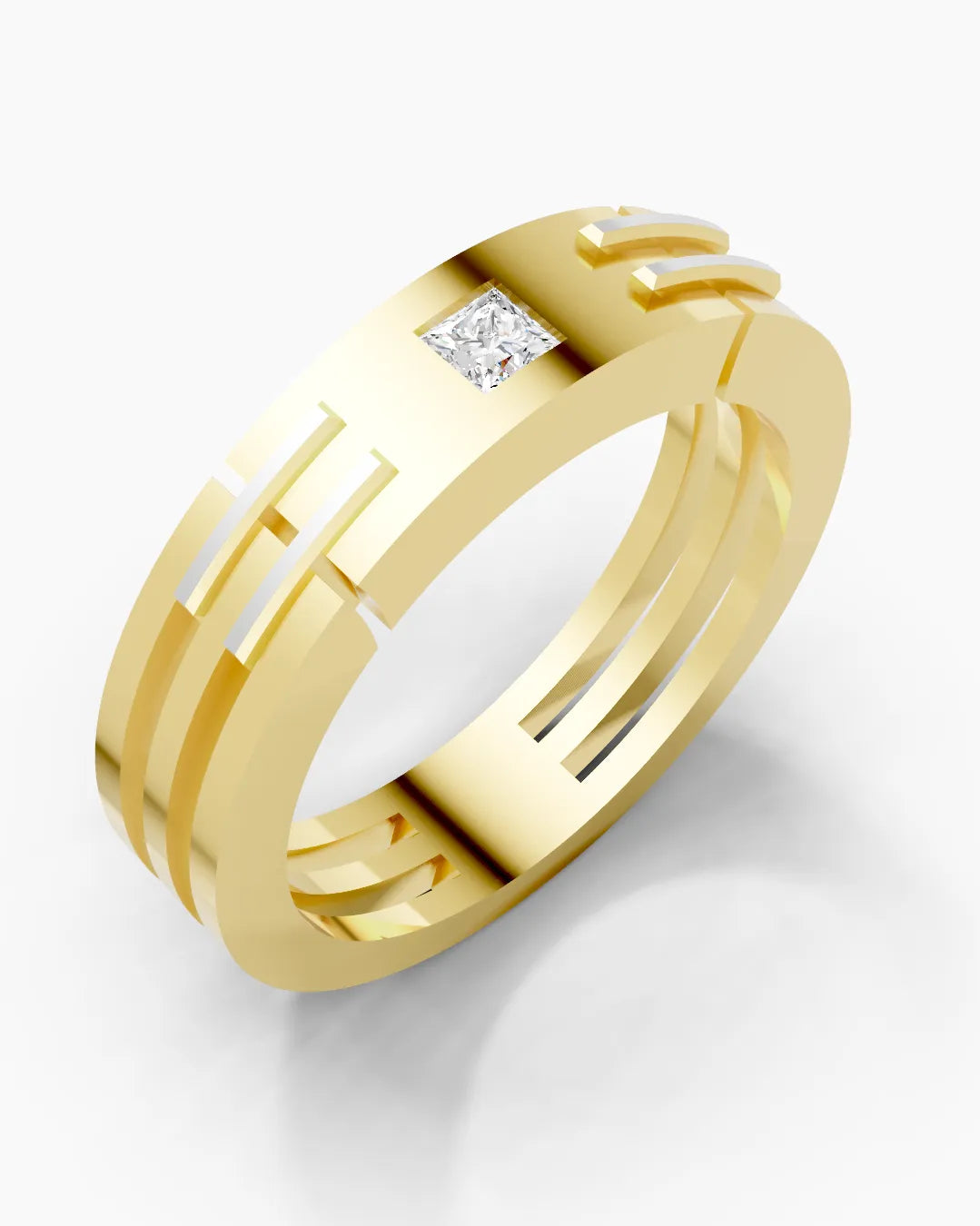 Dazzling Stone Men Ring
