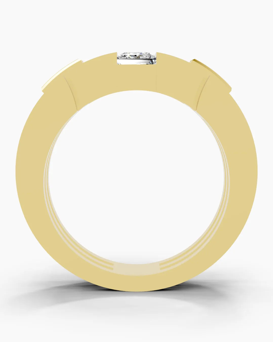 Solitary Spark Men Ring