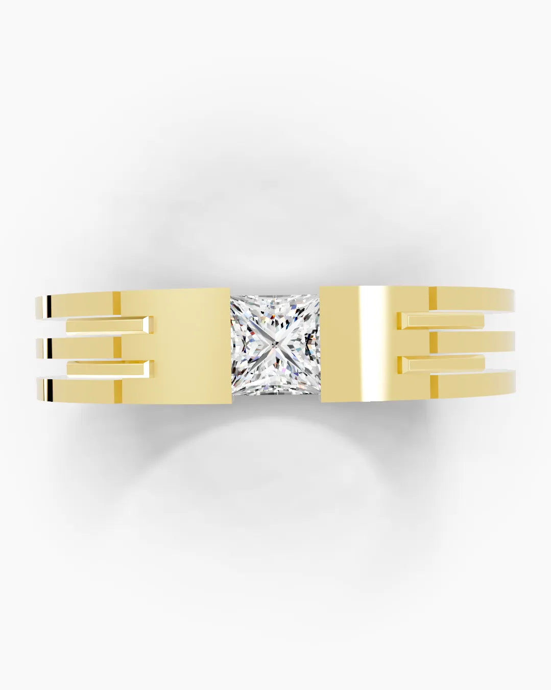 Solitary Spark Men Ring