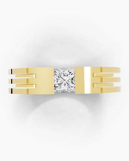 Solitary Spark Men Ring