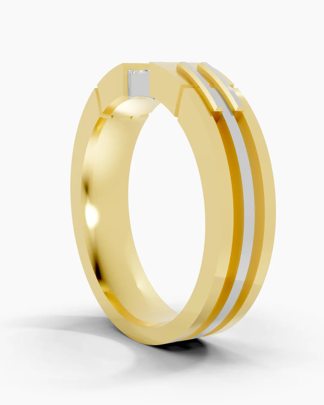 Shimmering Spark Men Ring