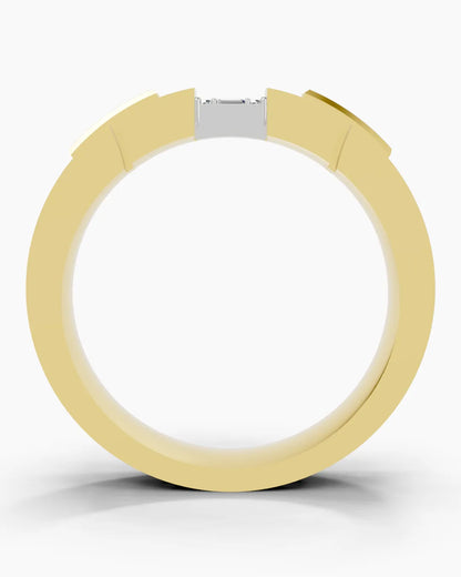 Shimmering Spark Men Ring