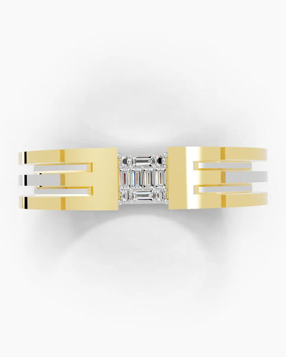 Shimmering Spark Men Ring
