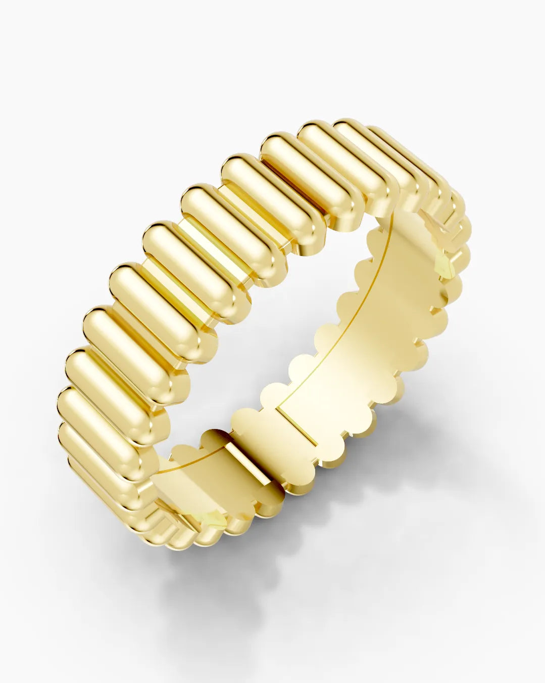 Ridge Line Men Ring
