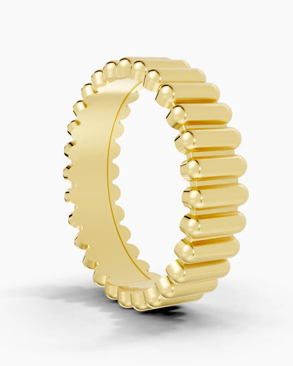 Ridge Line Men Ring