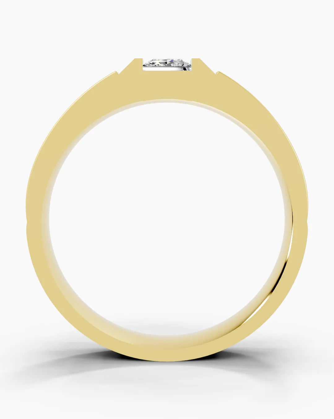 Glistening Pure Men Ring