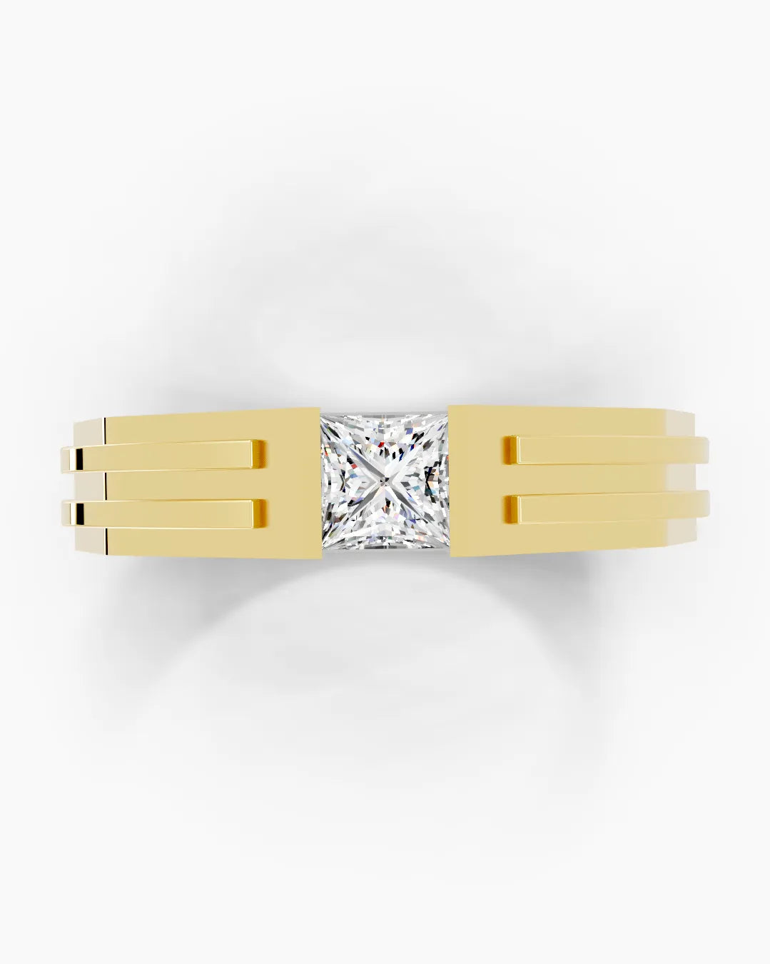 Glistening Pure Men Ring