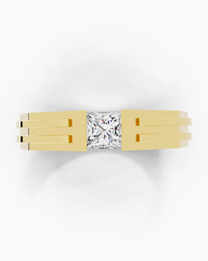 Glistening Pure Men Ring