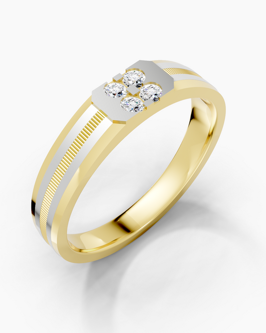 Glow Texture Men Ring
