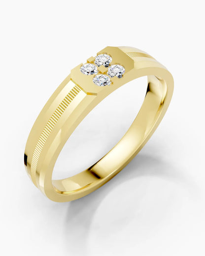 Glow Texture Men Ring