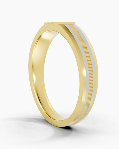 Glow Texture Men Ring