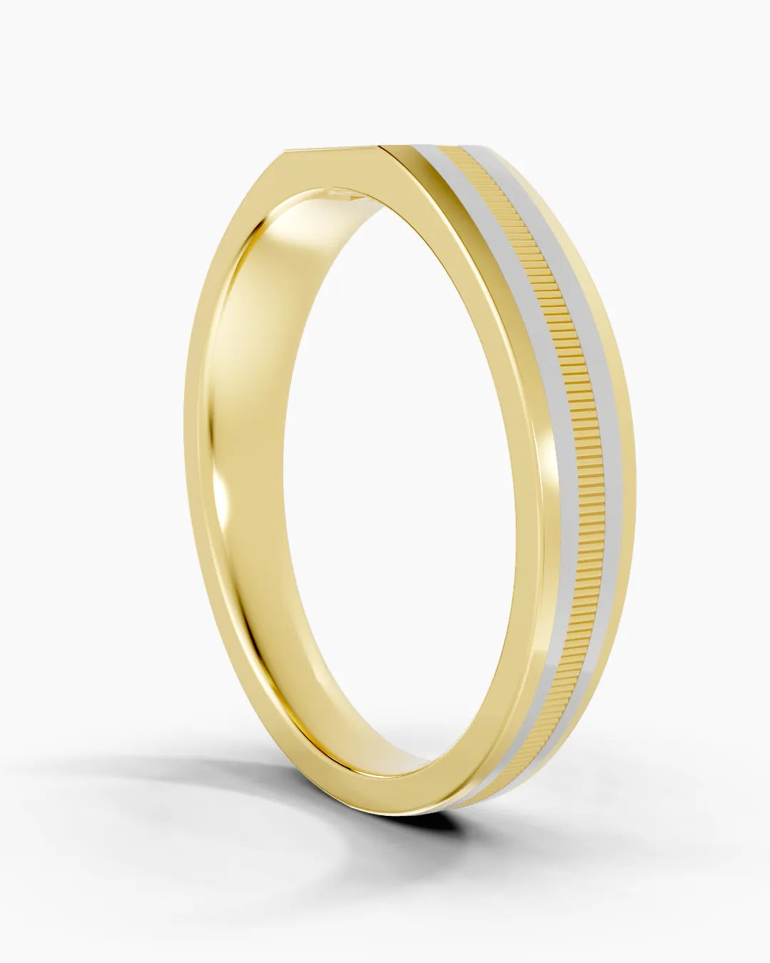 Rustic Quad Men Ring