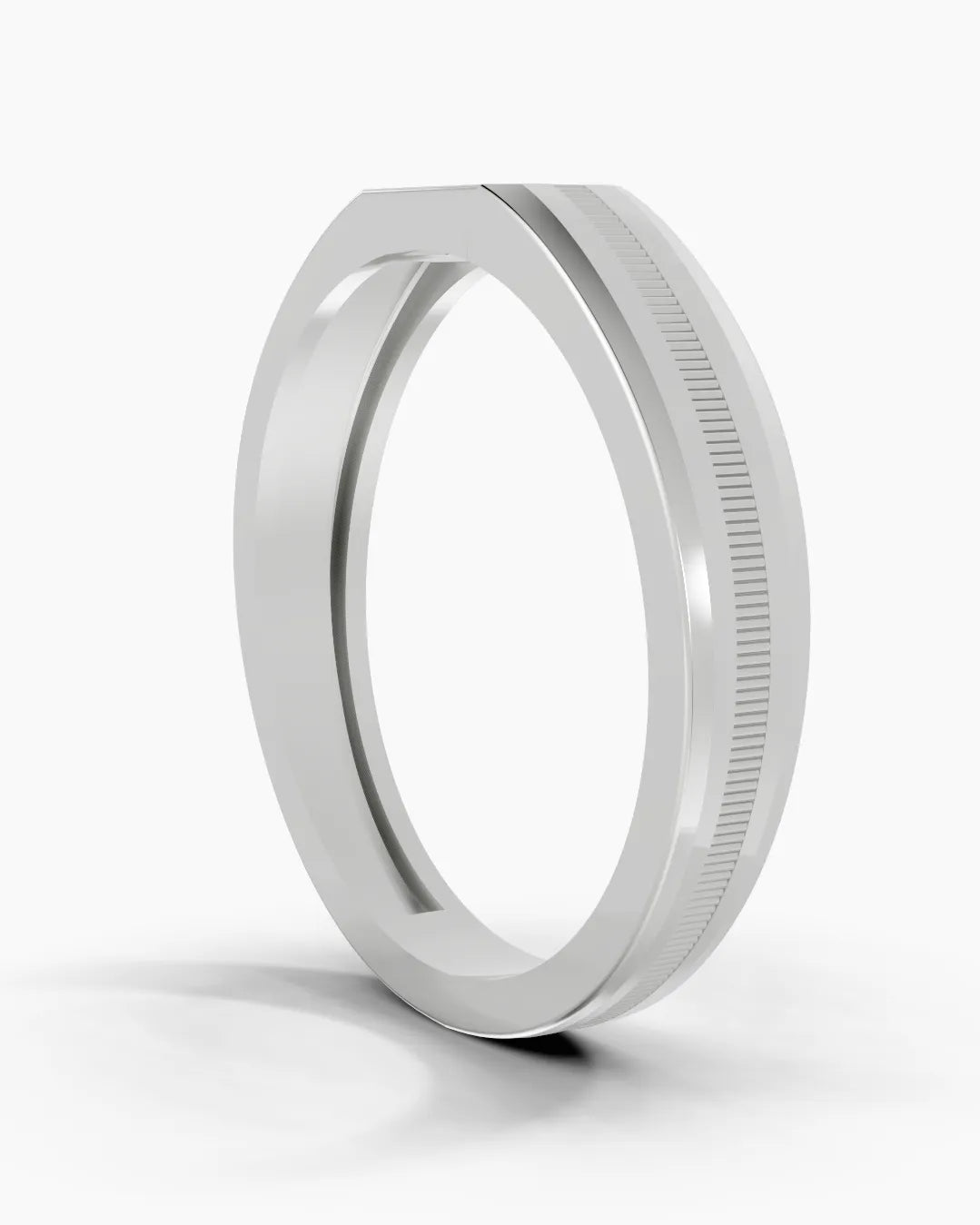 Dazzling Texture Men Ring