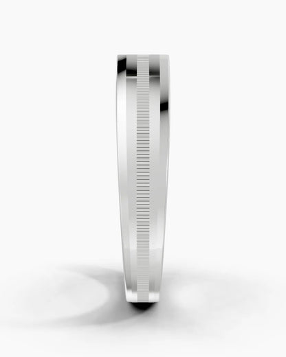 Dazzling Texture Men Ring