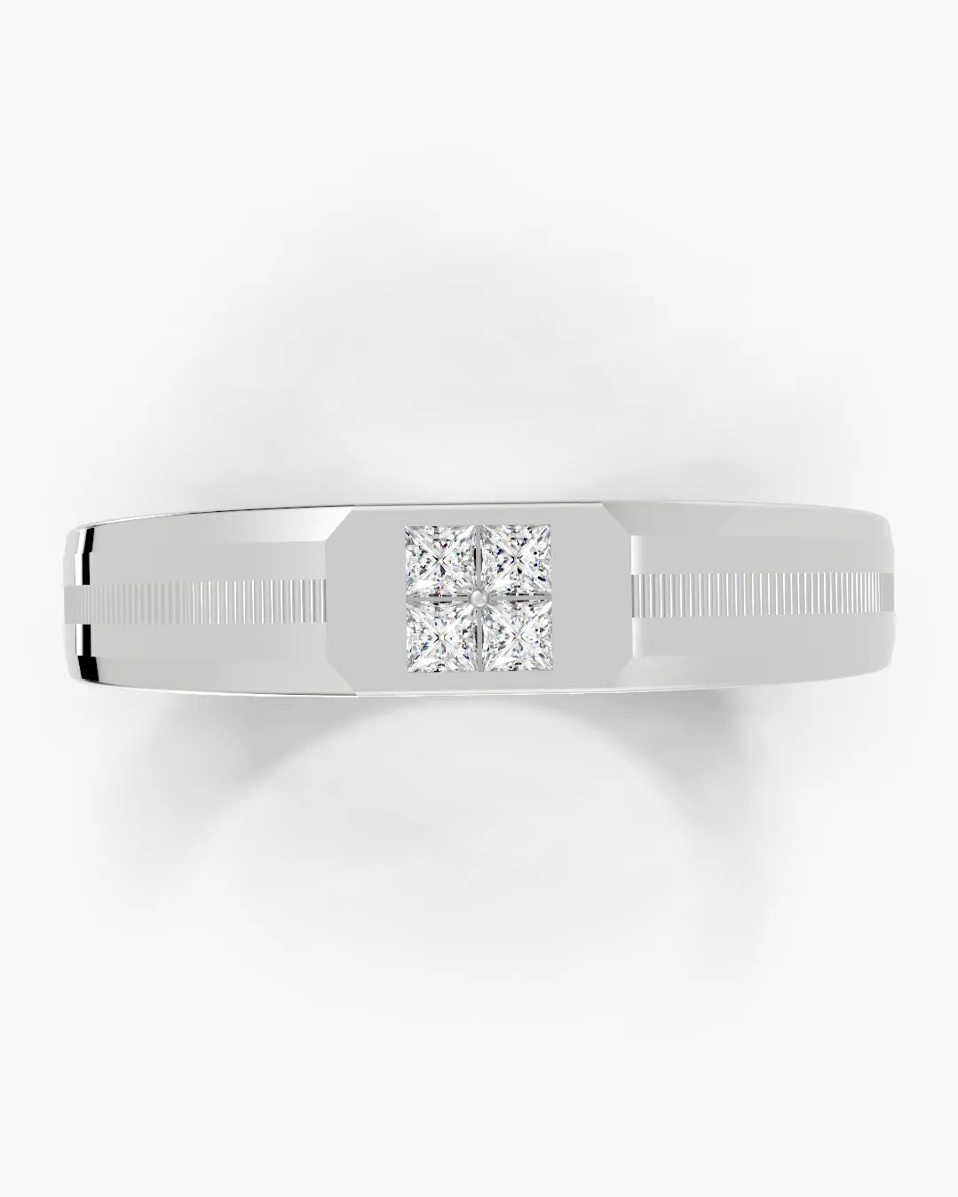 Dazzling Texture Men Ring
